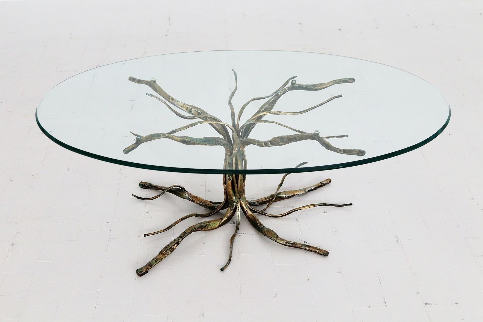 Salvino Marsura Italian Midcentury Coffee Table In Tree Shape, 1960s