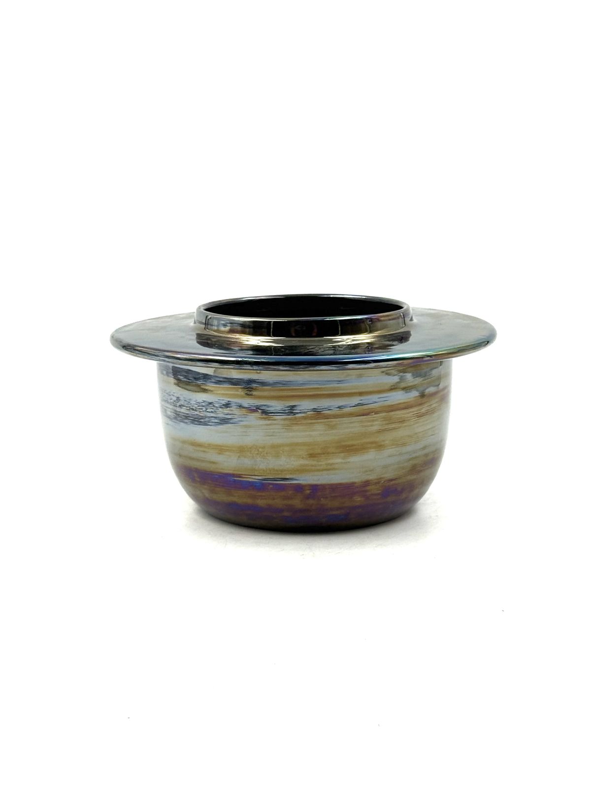 Mid Century Modern Iridescent Ceramic, Paoli Italy 1970s photo vinterior