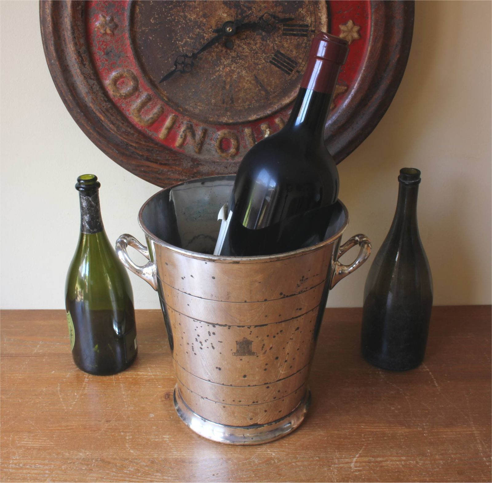 Double Magnum Wine Cooler. Grosvenor House Jeroboam Champagne Bucket photo for sale