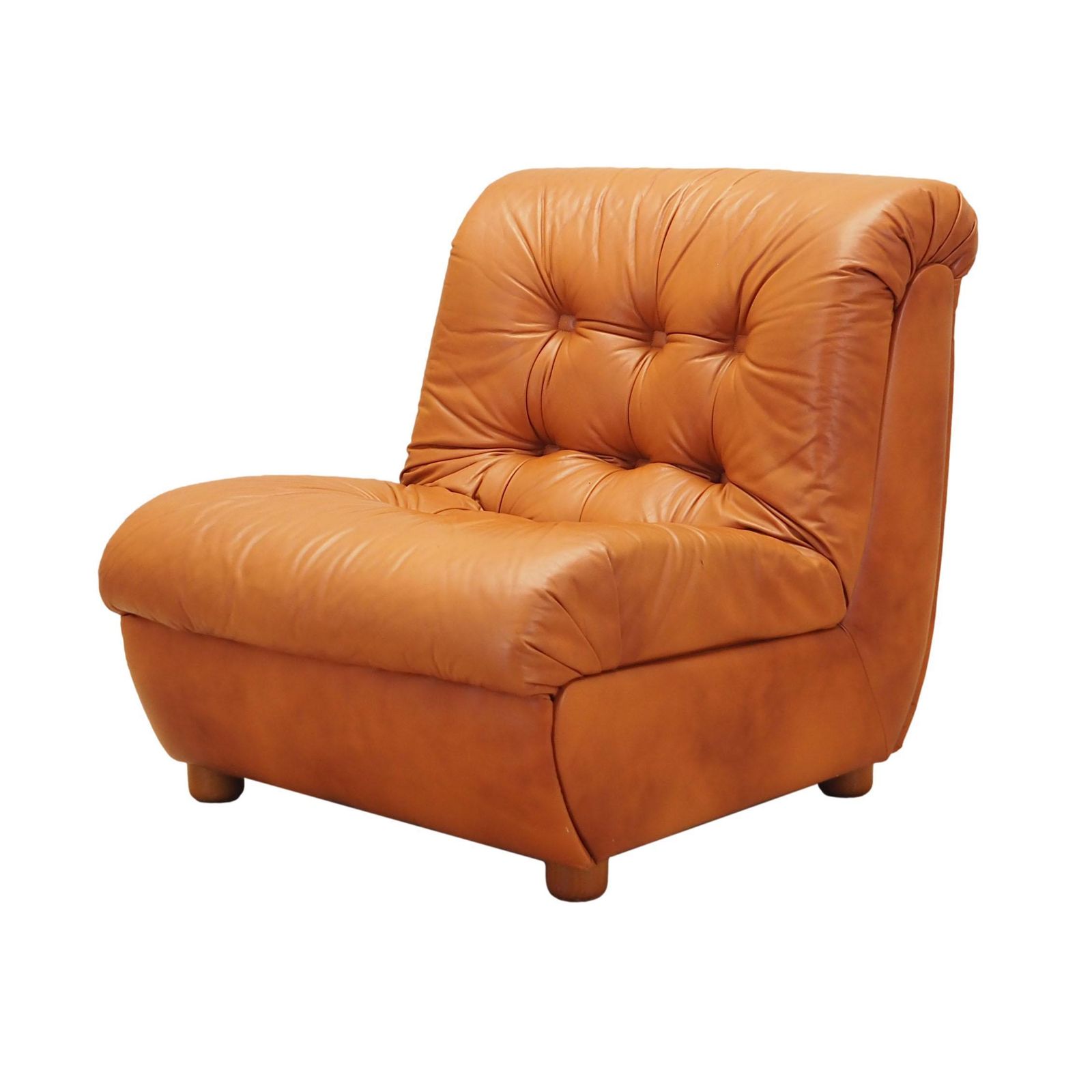 Rode Fauteuil, Italiaans Design, Jaren 1970, Productie: Italië