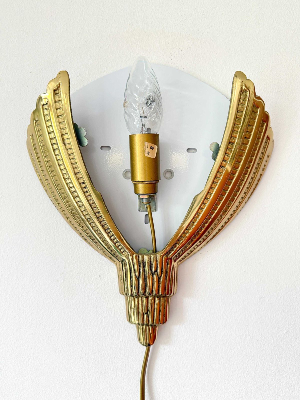 photo furniture Art Deco Style Wall Sconce Attributed To Marcel Hudry & Val Saint Lambert