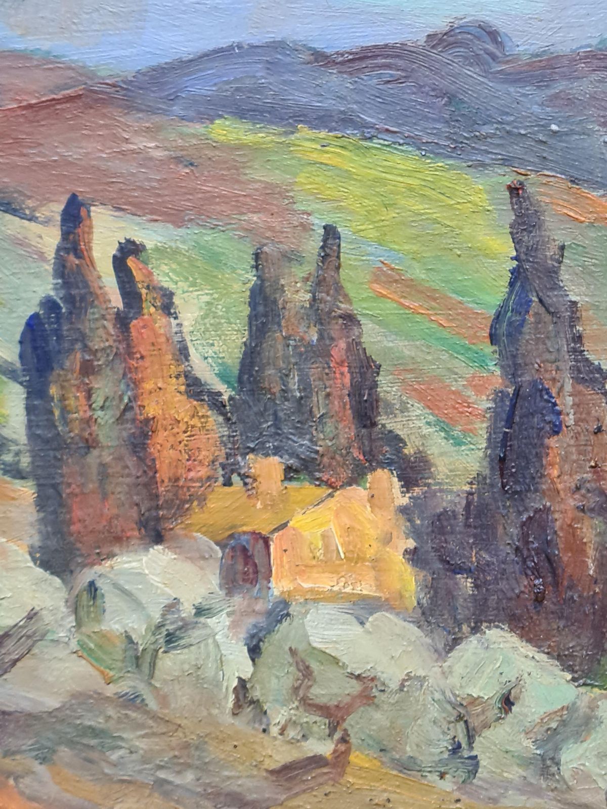 Fauvist Landscape Signed Paul Guillaume1900s photo for sale