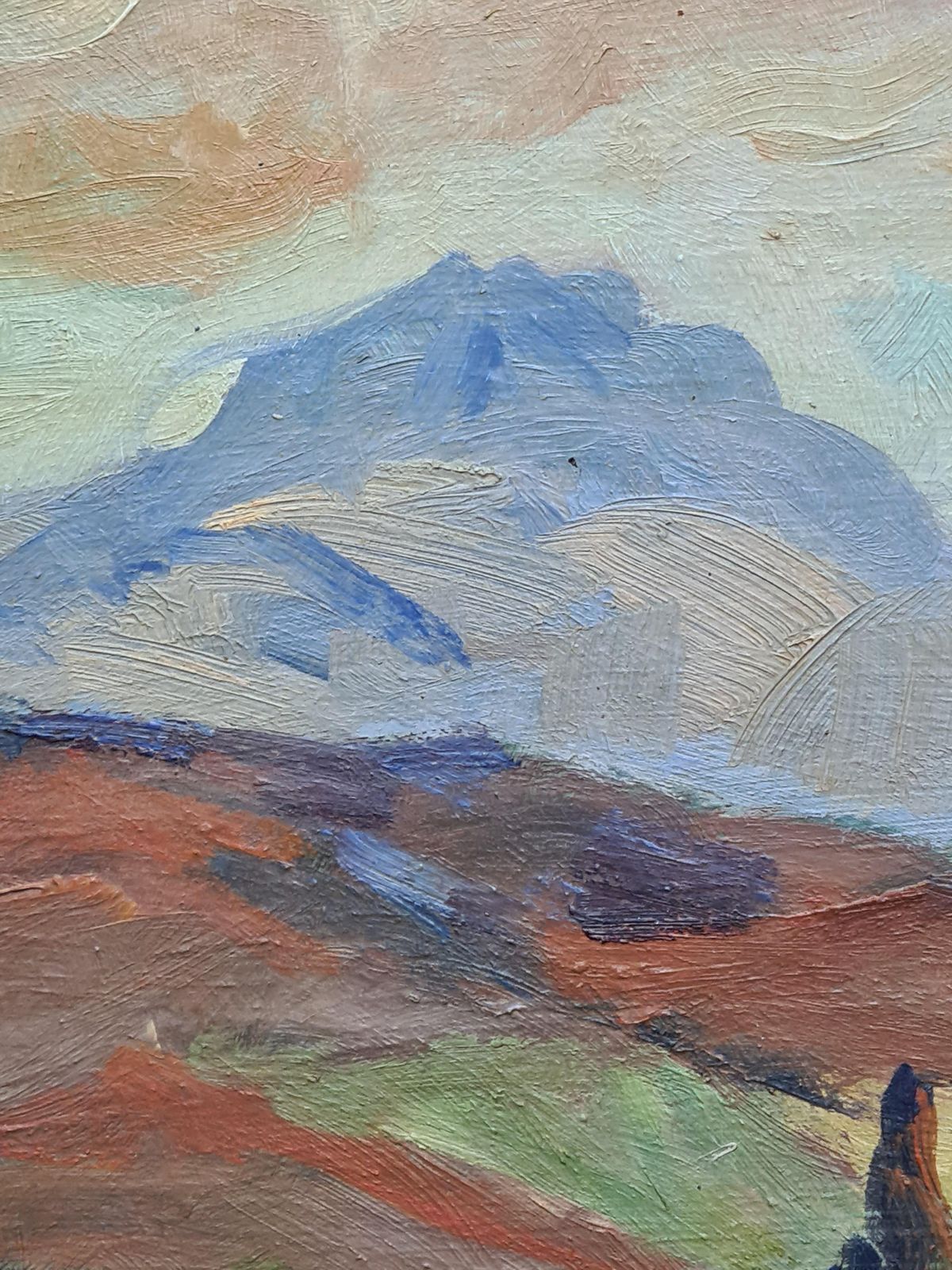 Fauvist Landscape Signed Paul Guillaume1900s photo vinterior
