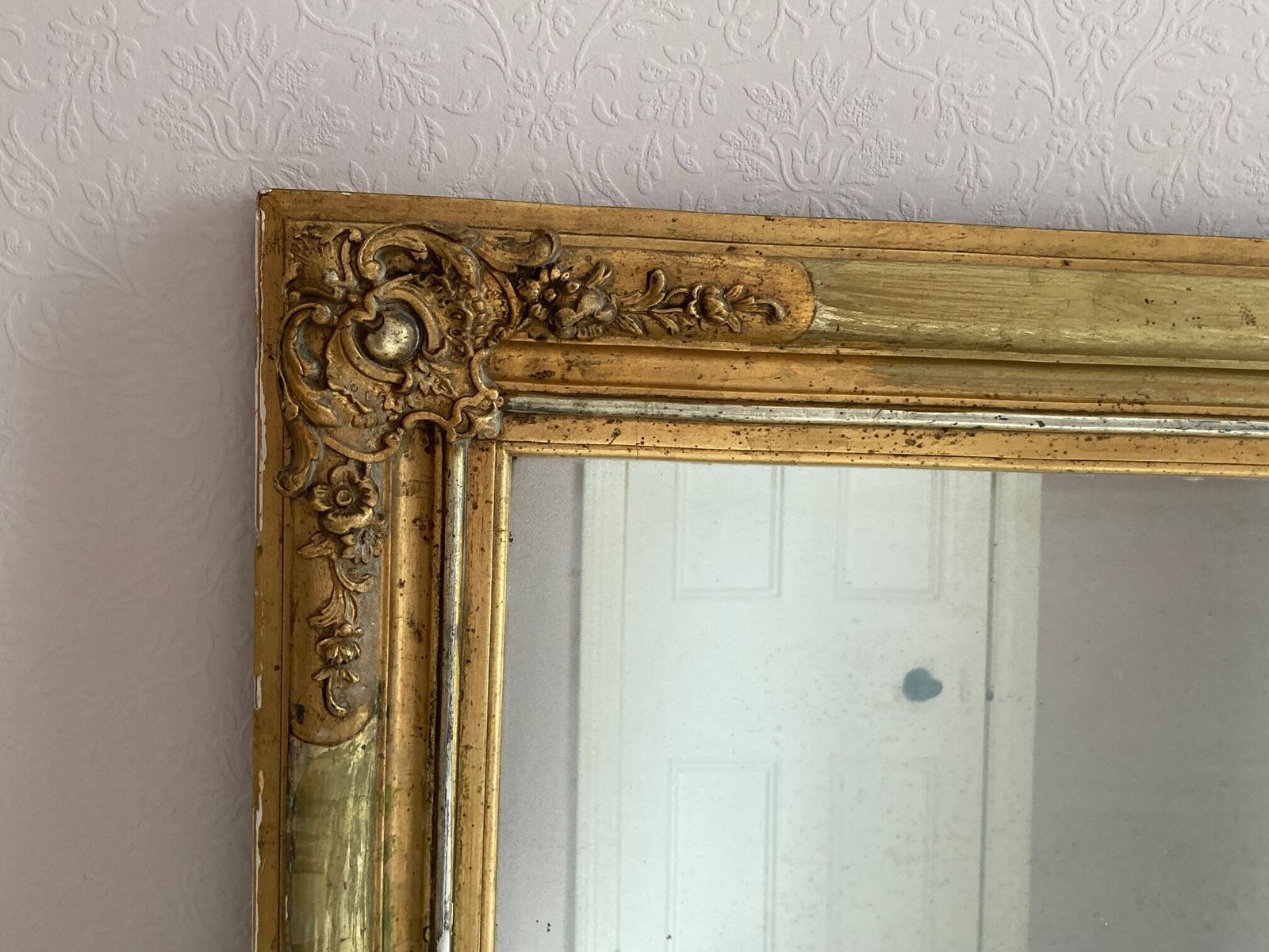 Elegant 19th Century French Giltwood Mirror photo 595.0