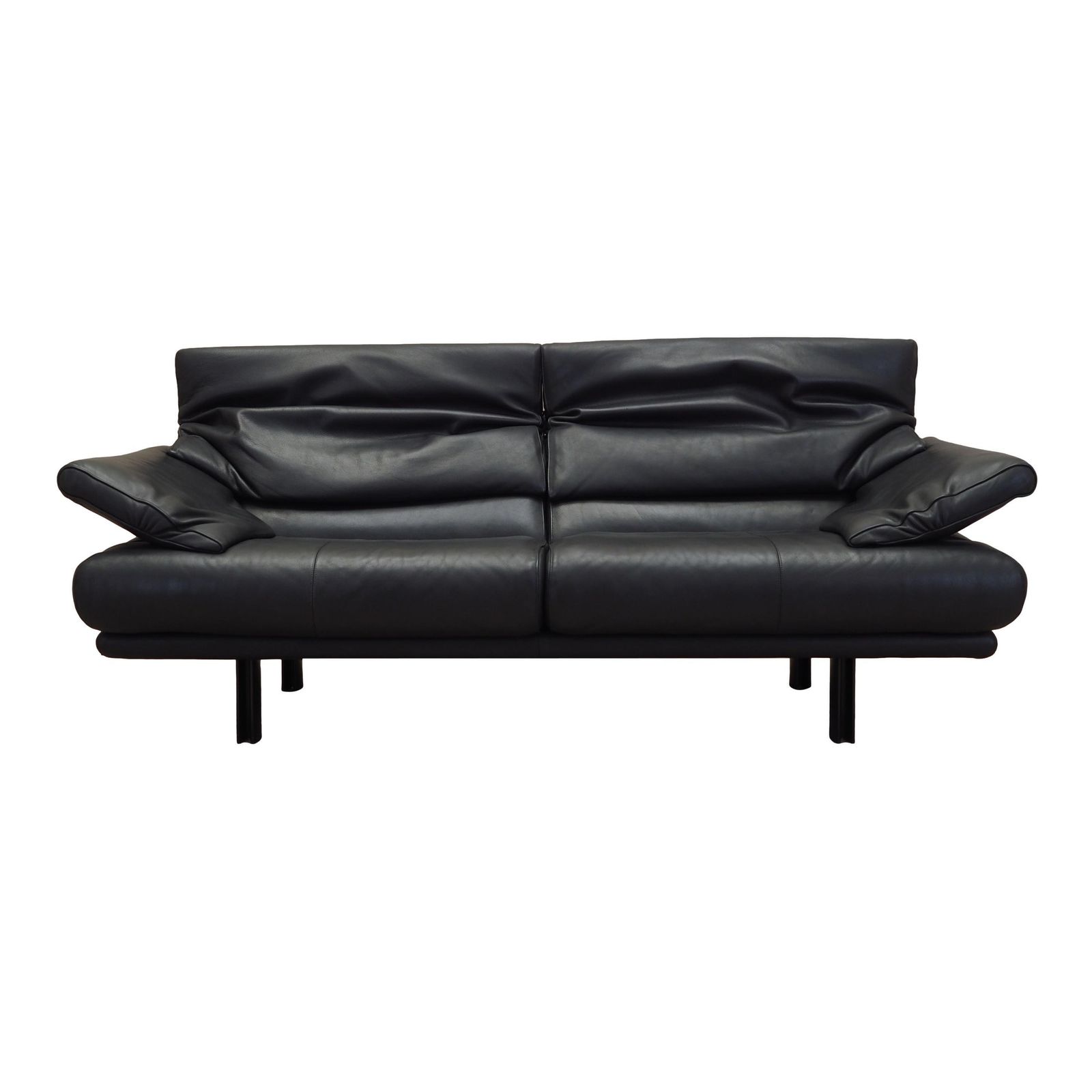 Leather Sofa Alanda, Italian Design, 1980s, Manufacturer: B&B Italia, Designer: Paolo Piva