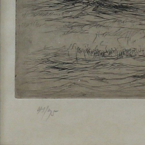 Etching By Ernest Sydney Mckenzie Litten. Titled "Coming Home" photo for sale