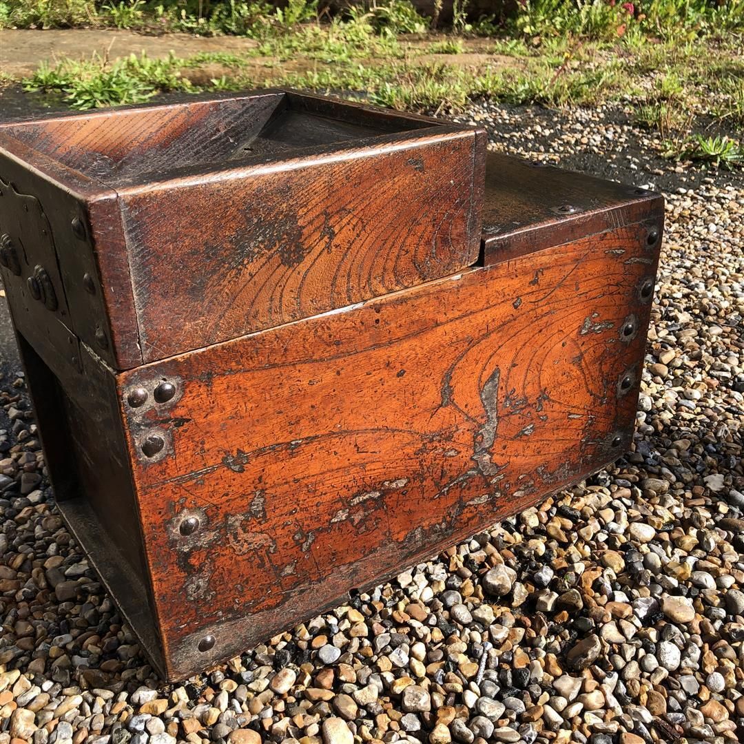 photo for sale Unusual Antique Japanese Cash Till Or Ballot Box