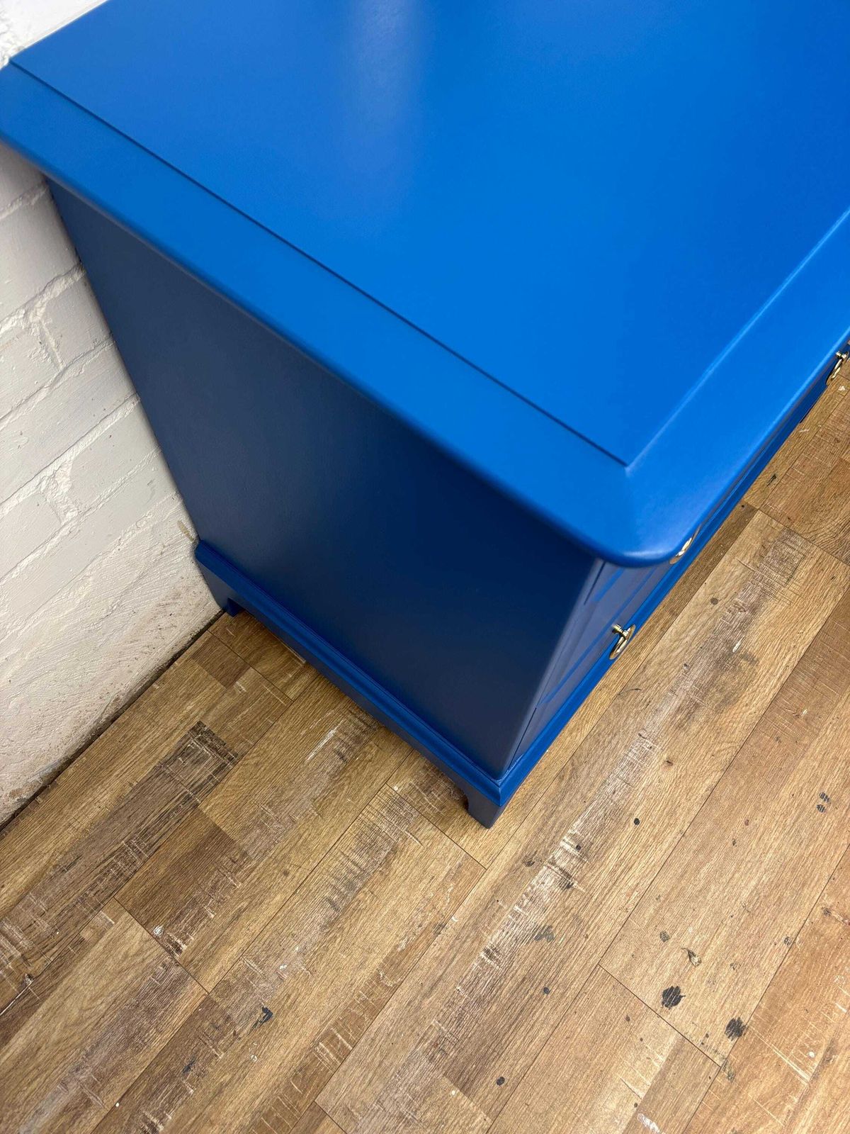 Stag Minstrel 3 Over 2 Chest Of Drawers Painted Blue photo vinterior