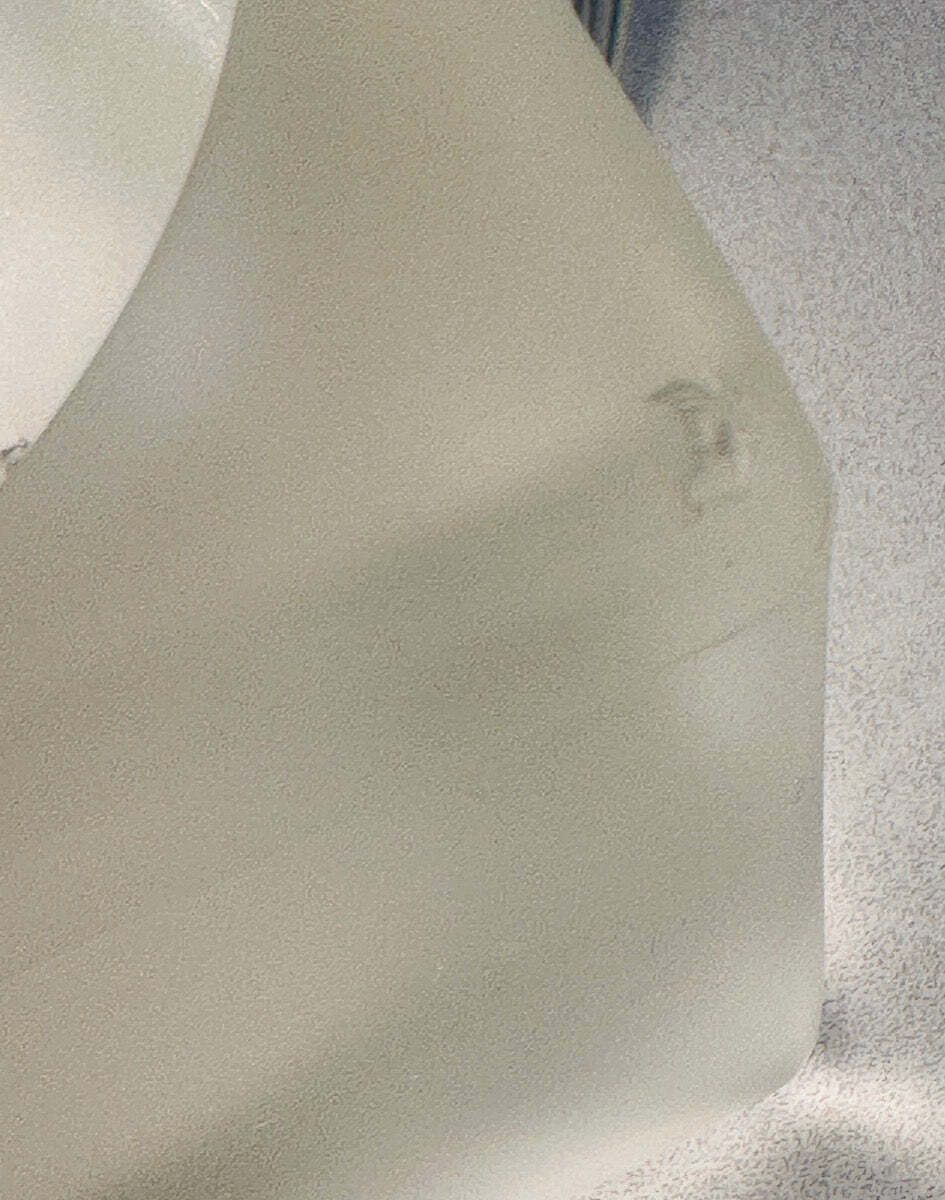 photo for sale Pair Of 1970s German Peill & Putzler Frosted Cubed Glass Table Lamps