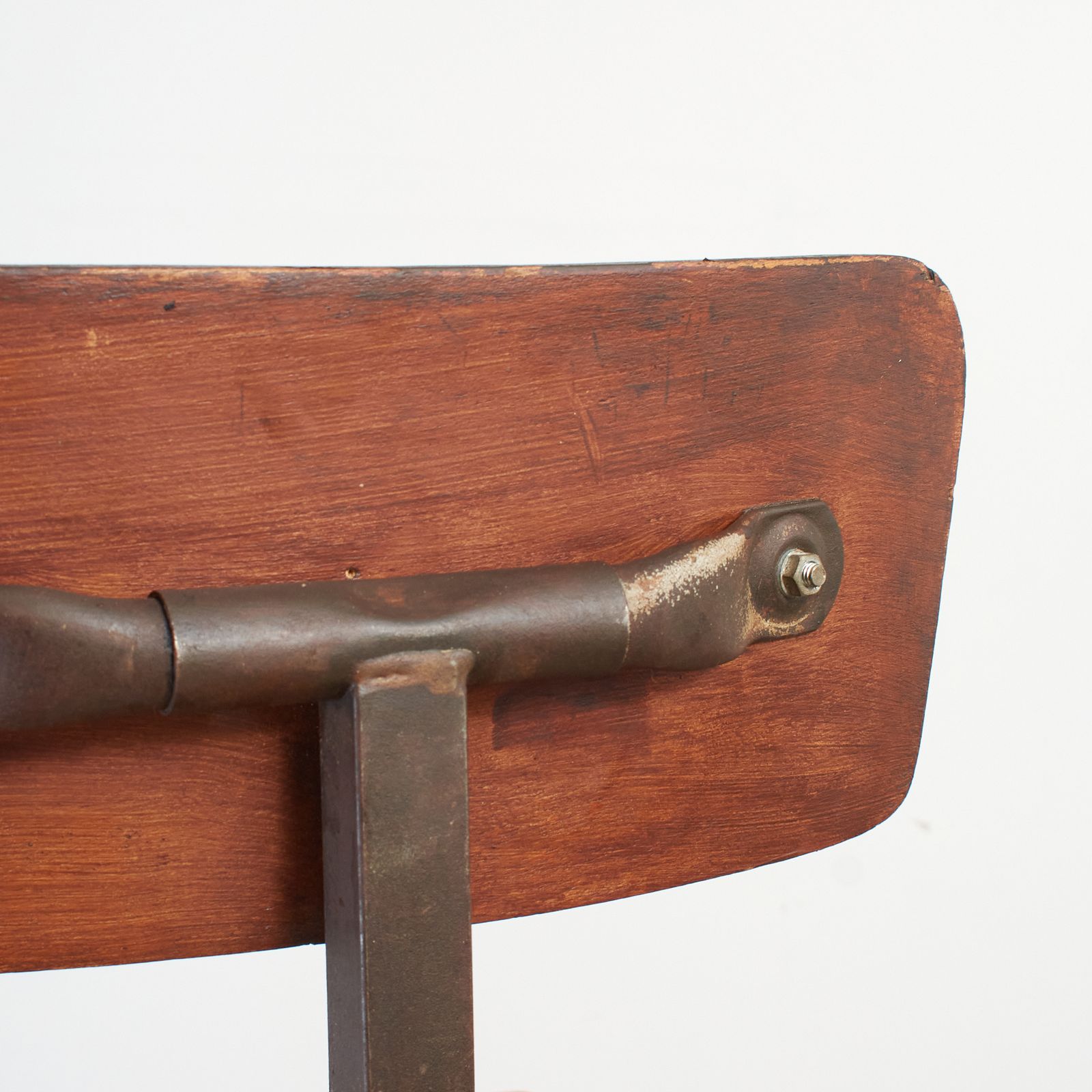 Antique French Bienaise Draughtsmans Desk Chair Model 204 – F photo Furniture