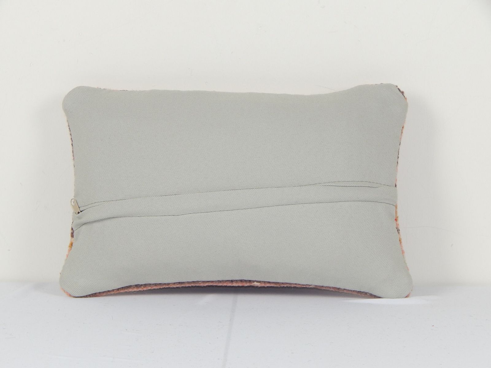 Oushak Rug Lumbar Pillow, Ethnic Pillow Cover, Vintage Traditional Carpet Pillow, Curated Neutral Vintage Pillows photo 50.0