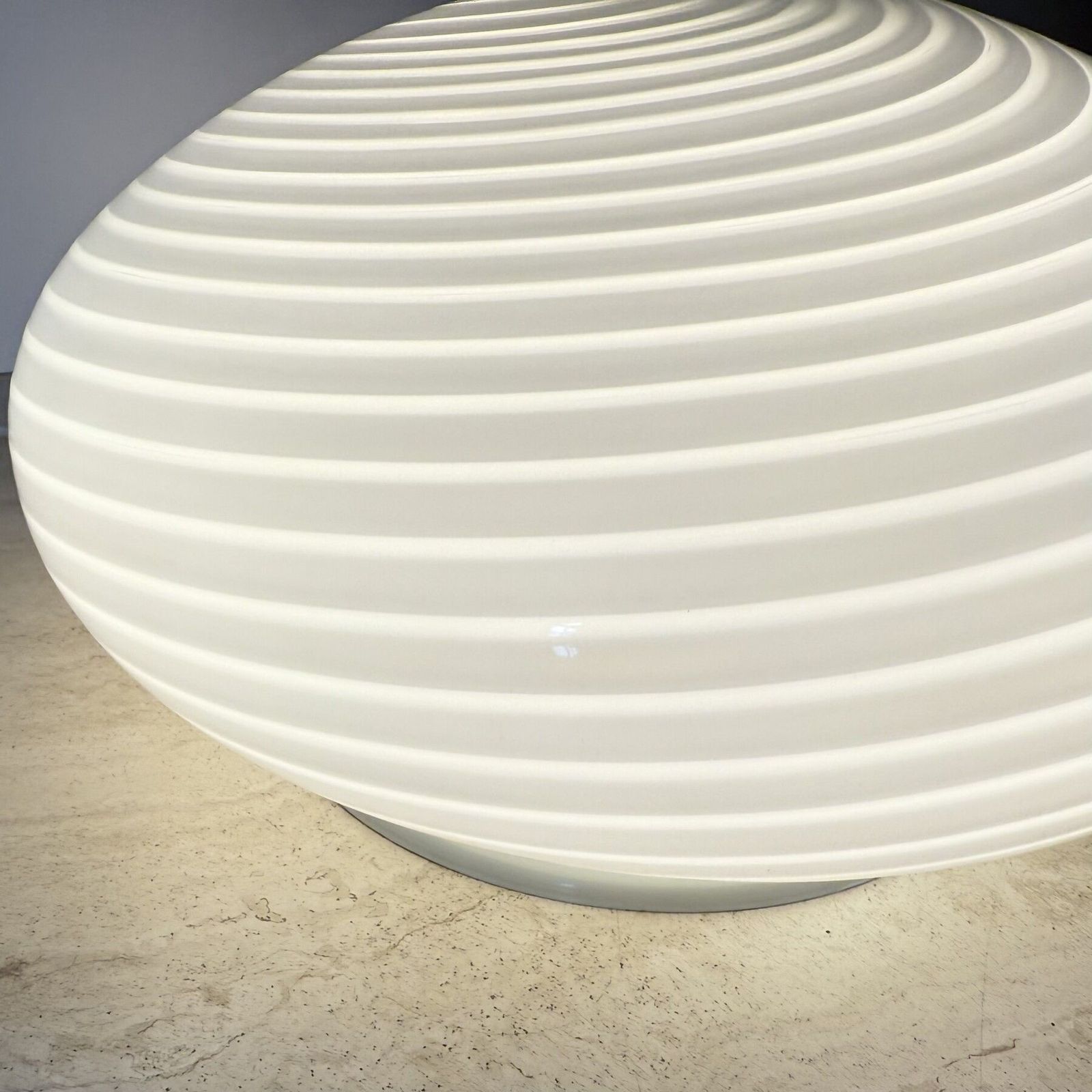 Lighting Swirl Flush Mount Ceiling Lamp , 1970s Italy photo