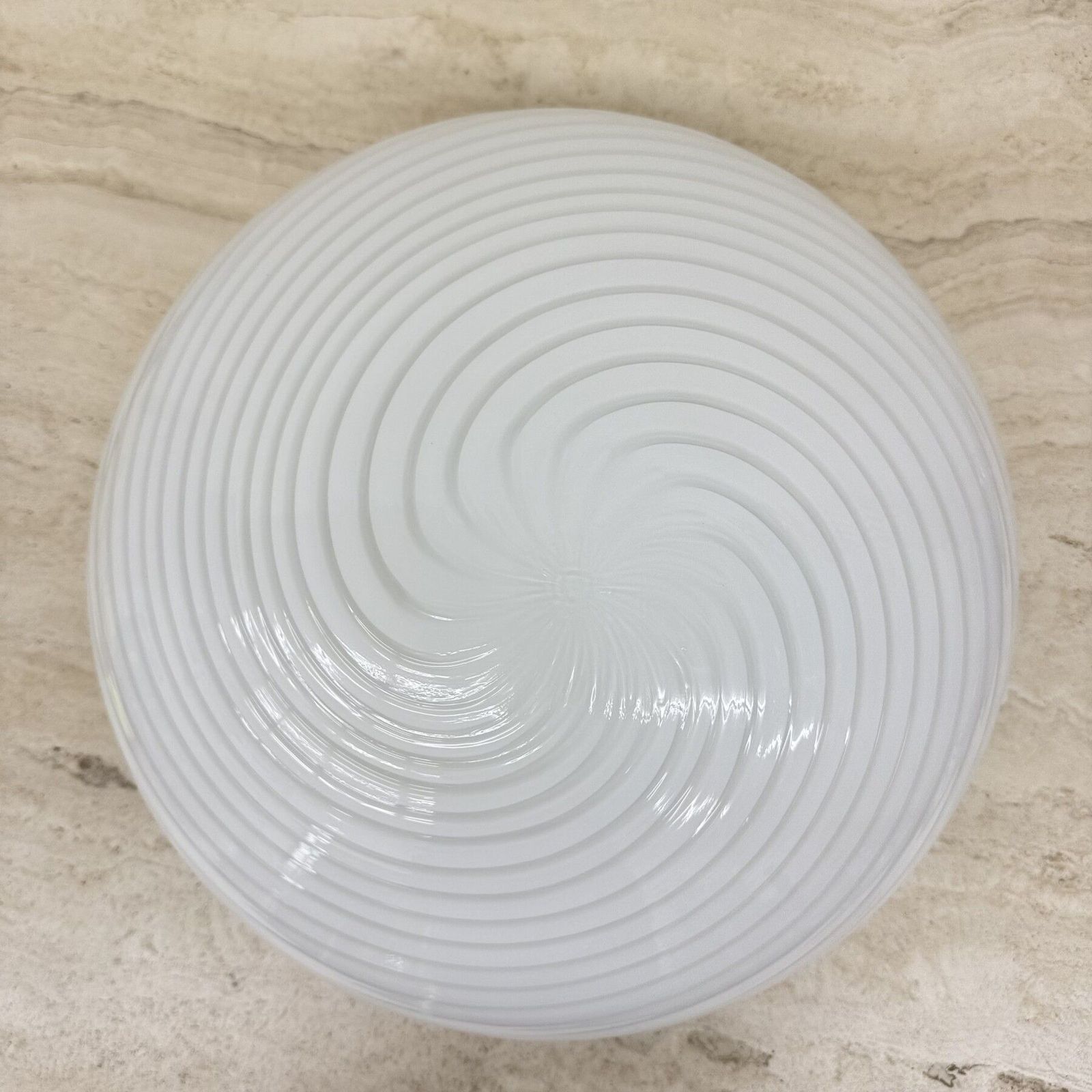 photo vintage Swirl Flush Mount Ceiling Lamp , 1970s Italy