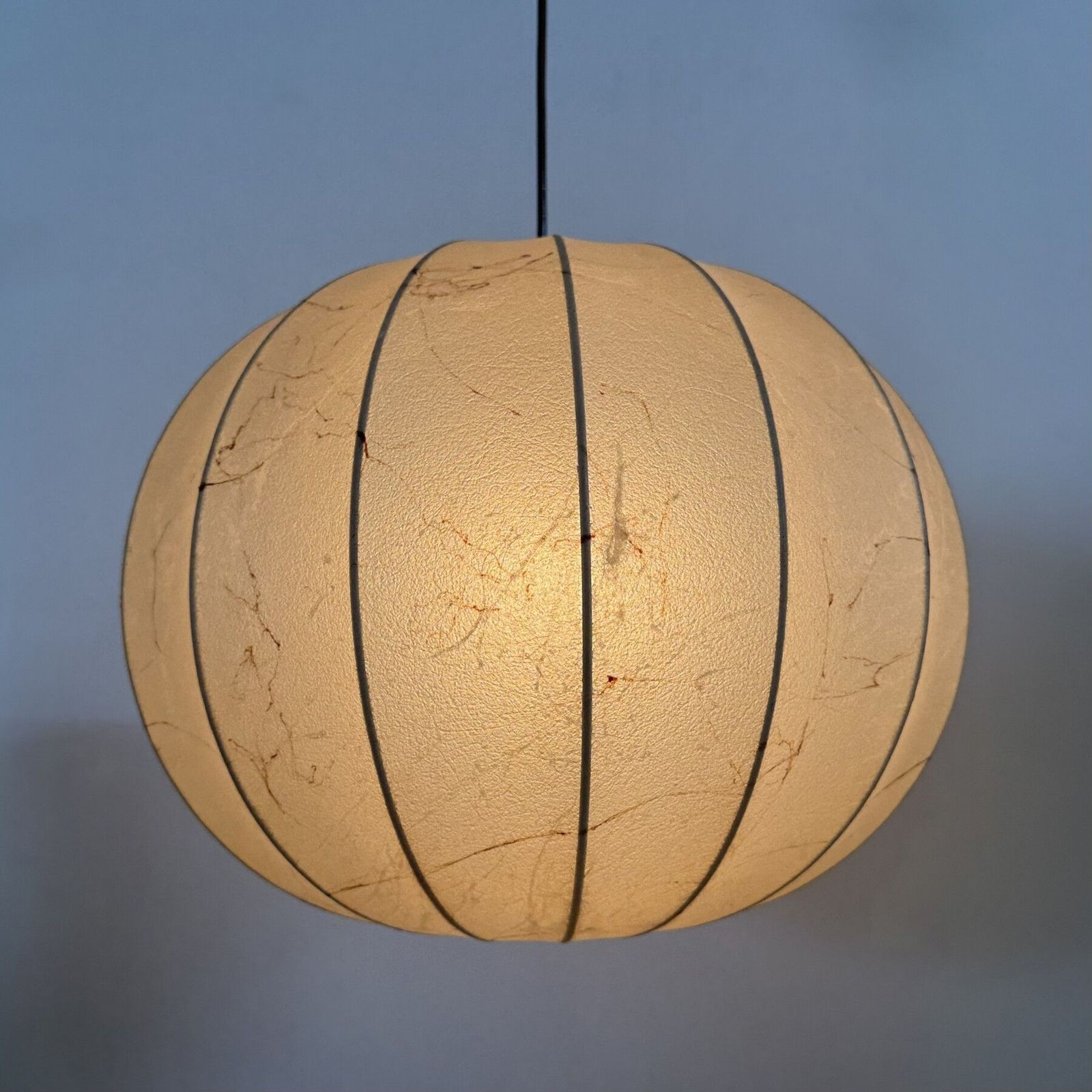 Verlichting Goldkant Leuchten Cocoon Hanglamp, Jaren 1970, Duitsland photo
