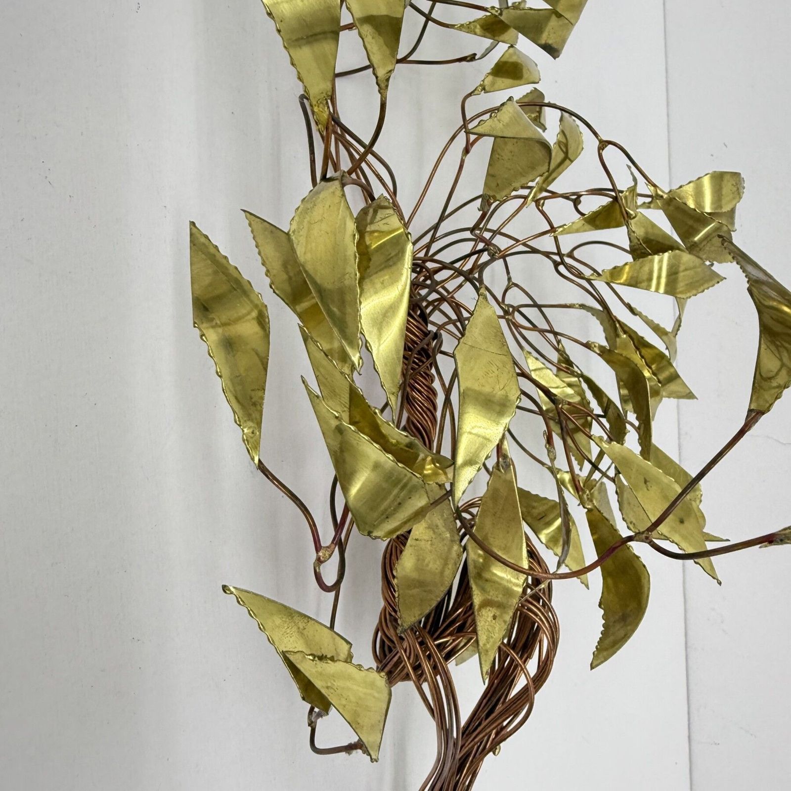 Daniel D'haeseleer Tree Brass Wandsculptuur, Jaren 1970 photo buy