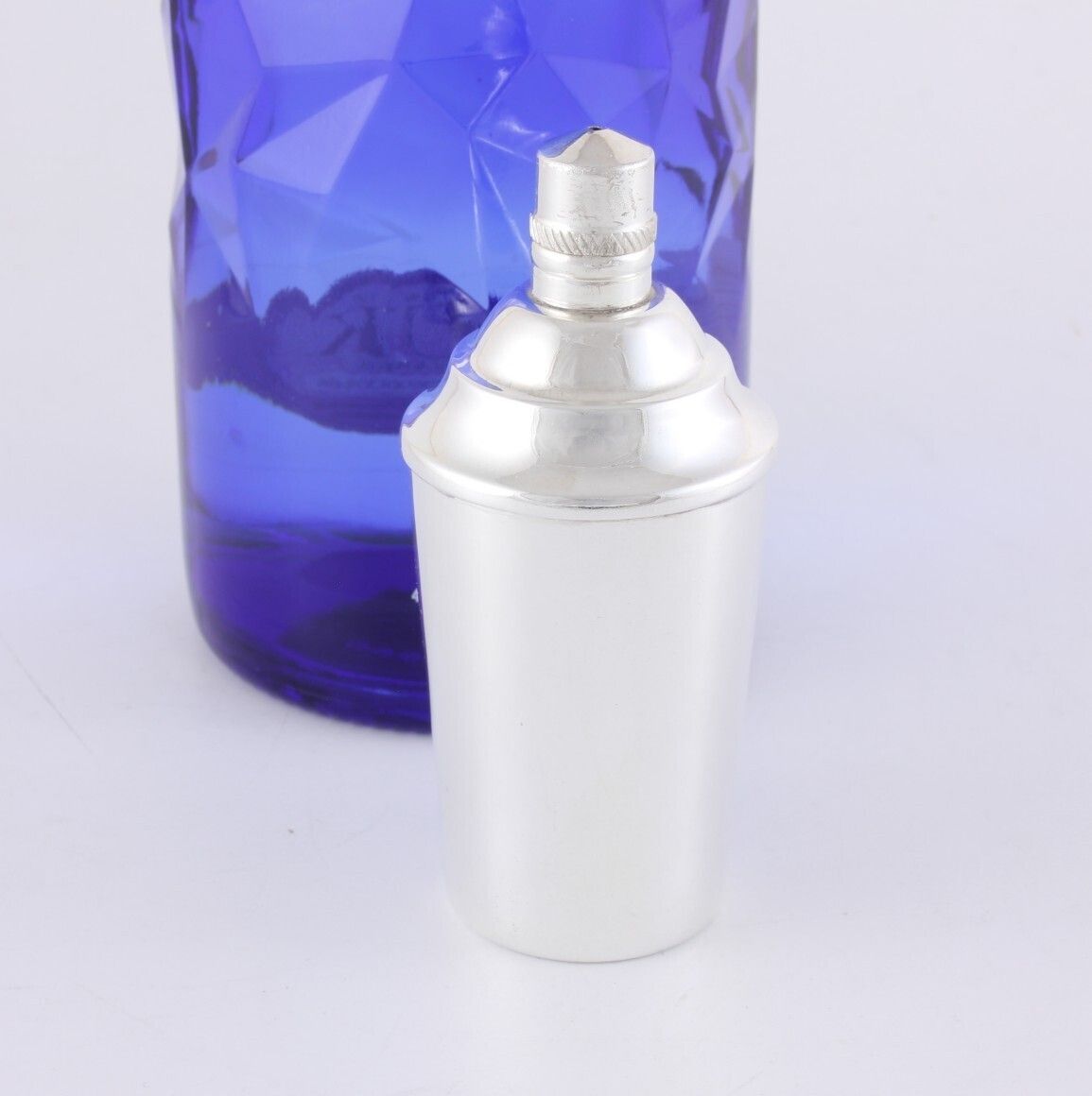 Mini Cocktail Shaker Tabasco, Worcester Sauce, Bitters Bottle. C1930. photo buy
