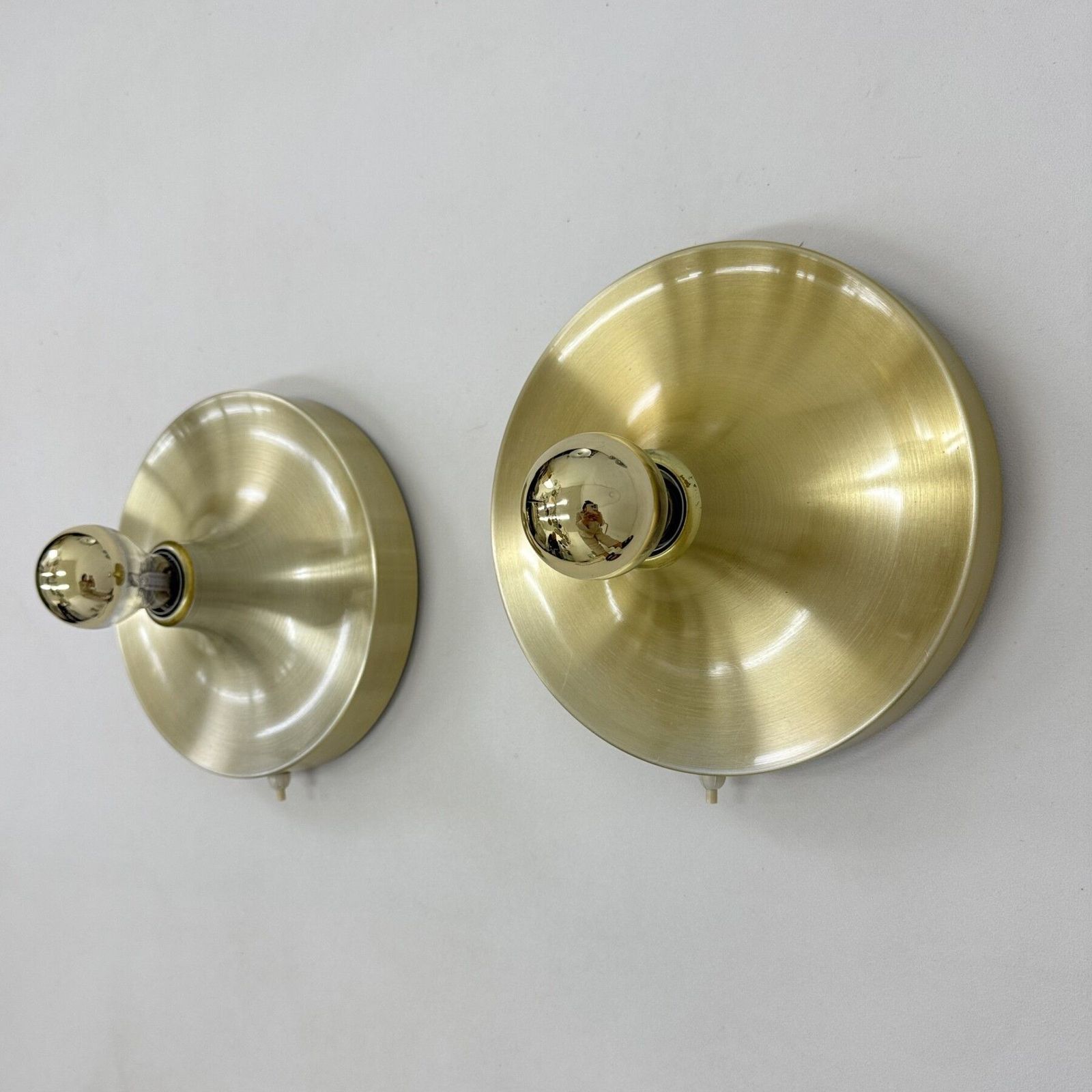 photo vinterior Mid Century Design Honsel Space Age Disc Lamp, Jaren 1970, Toegeschreven Aan Charlotte Perriand Voor Les Arcs