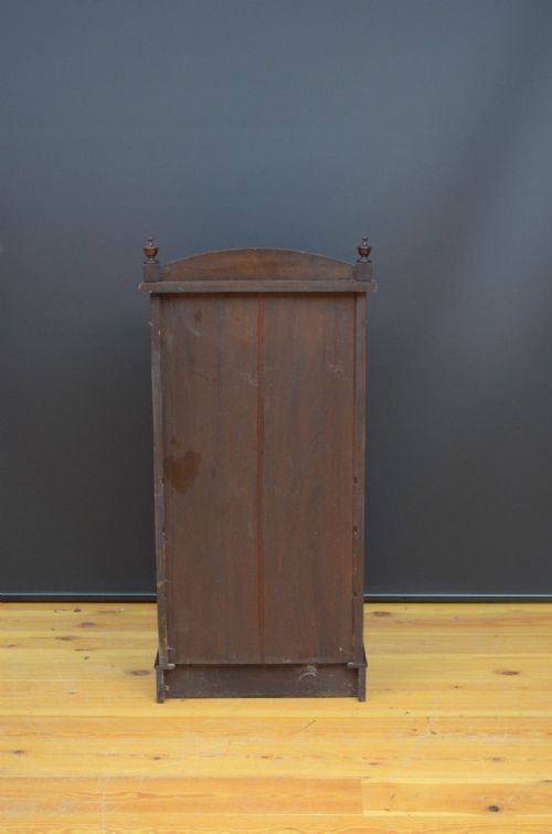 photo vintage Edwardian Rosewood And Mahogany Cabinet