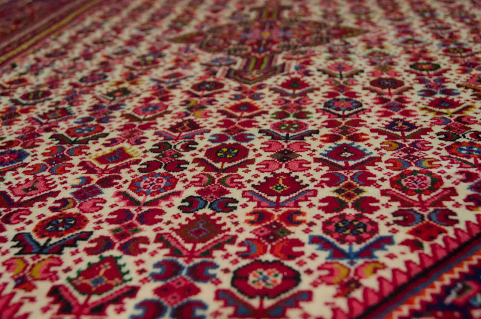 Vintage Teimeh Rug 160x106cm photo Textiles