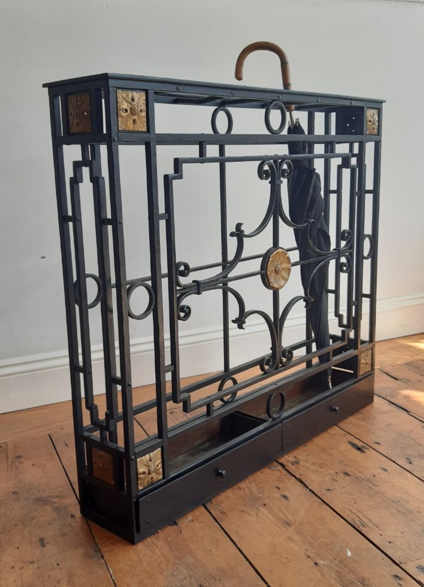 Superb Antique  French Parcel Gilt & Wrought Iron Hall Stand Uk Delivery A1 Con