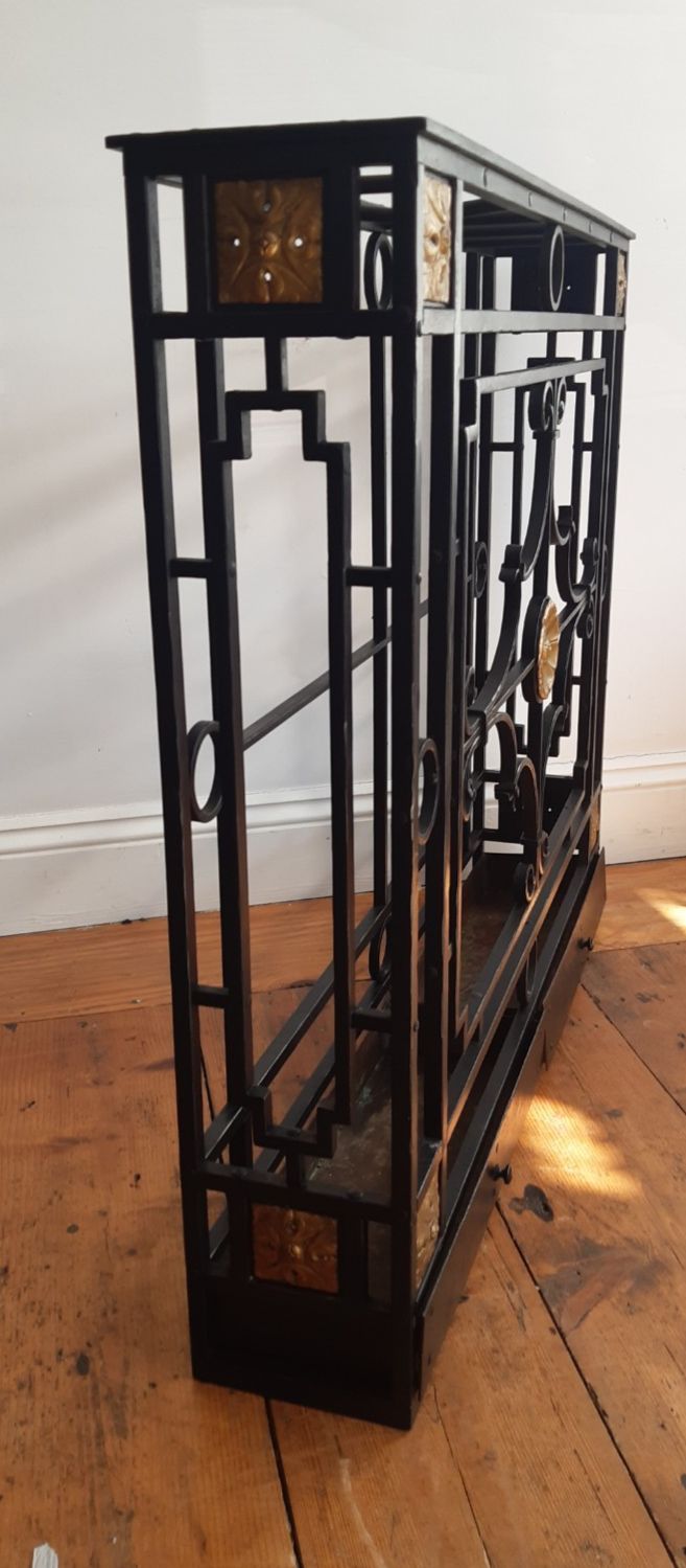 Superb Antique  French Parcel Gilt & Wrought Iron Hall Stand Uk Delivery A1 Con photo Home Decor