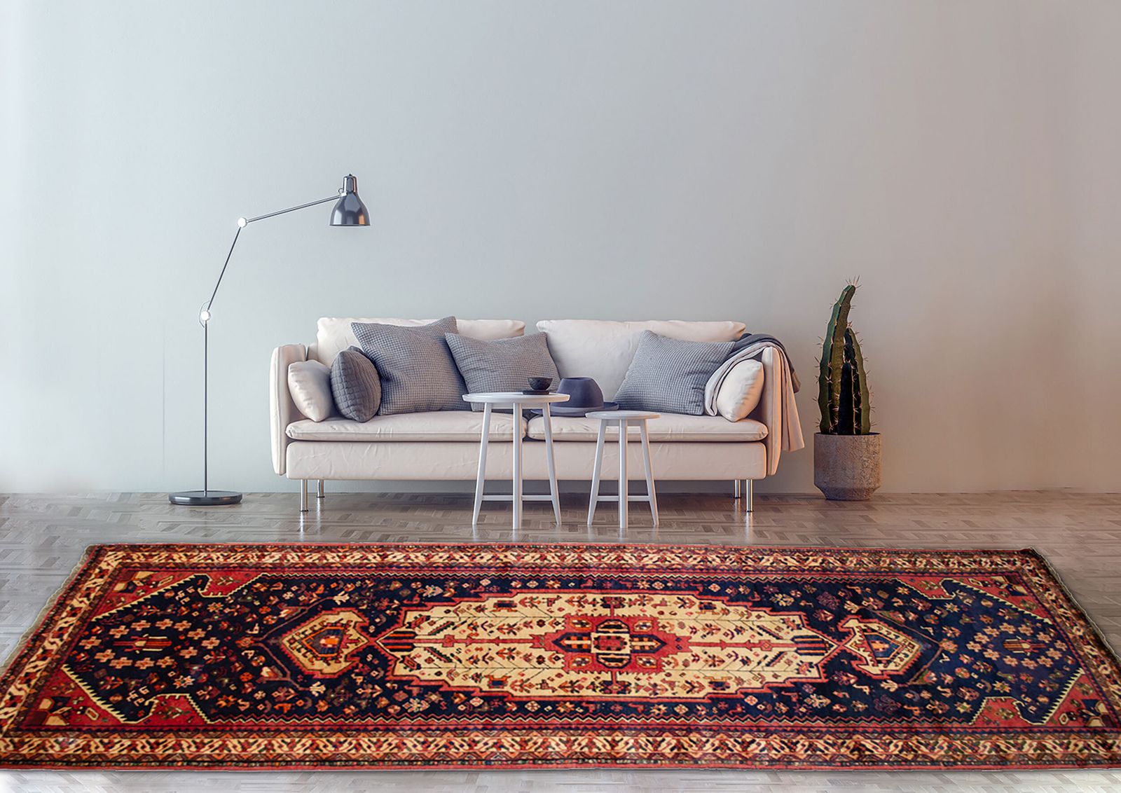 Vintage Shiraz Runner 350x136cm photo vinterior