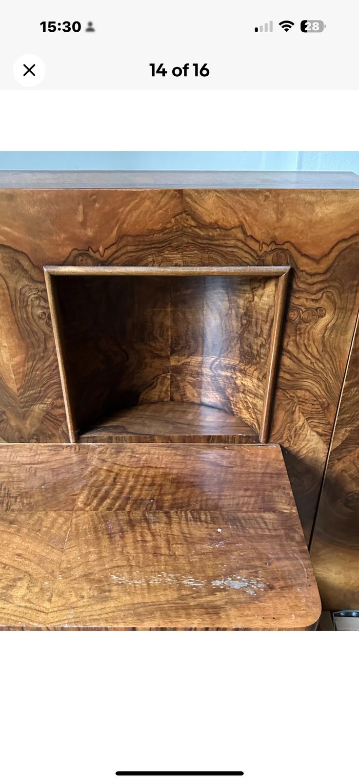 Furniture Art Deco Bed In De Choen Style photo
