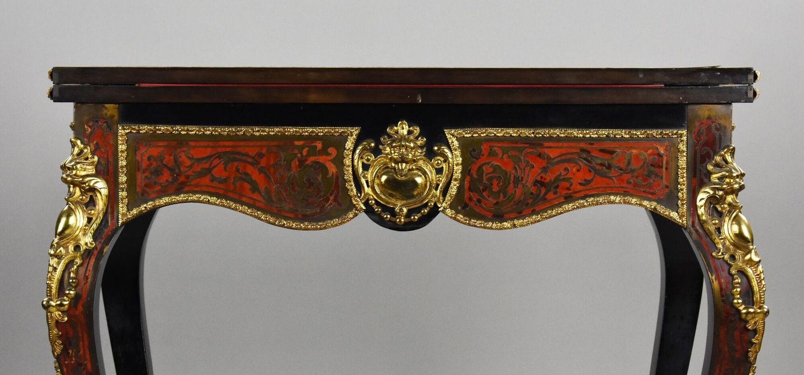 photo buy Louis XV Style Boulle Marquetry Card Table By Edwards & Roberts