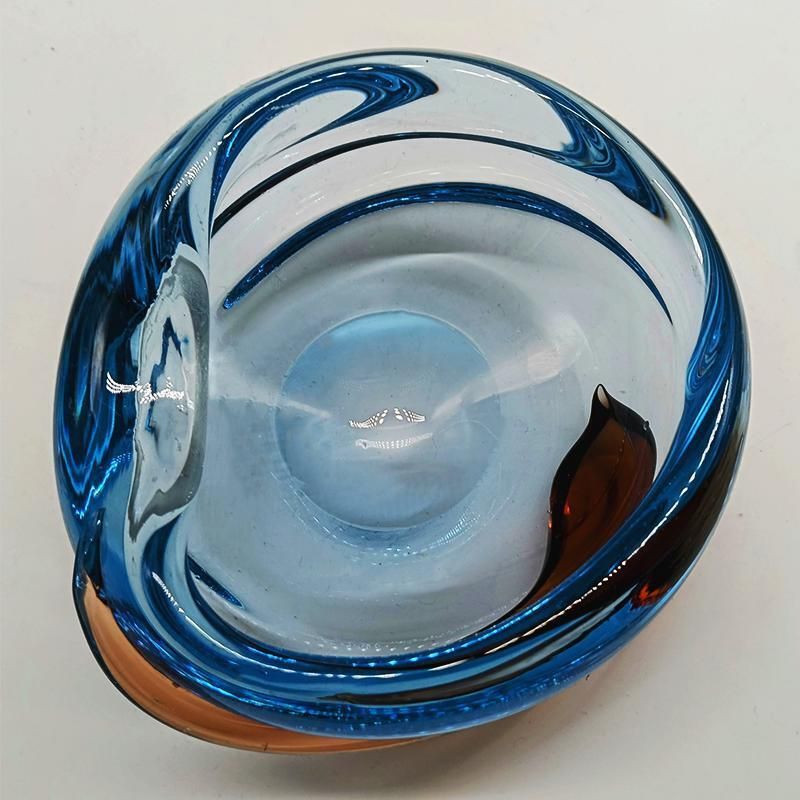 1960s Ashtray Or Catch All In Blown And Handcrafted Murano Glass. Made In Italy. photo buy