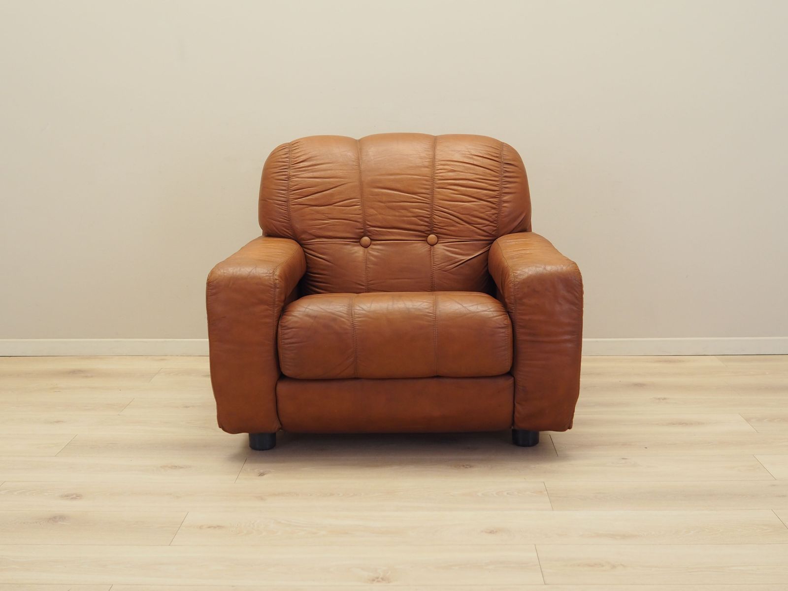 Brown Armchair, Italian Design, 1970s, Production: Italy photo for sale