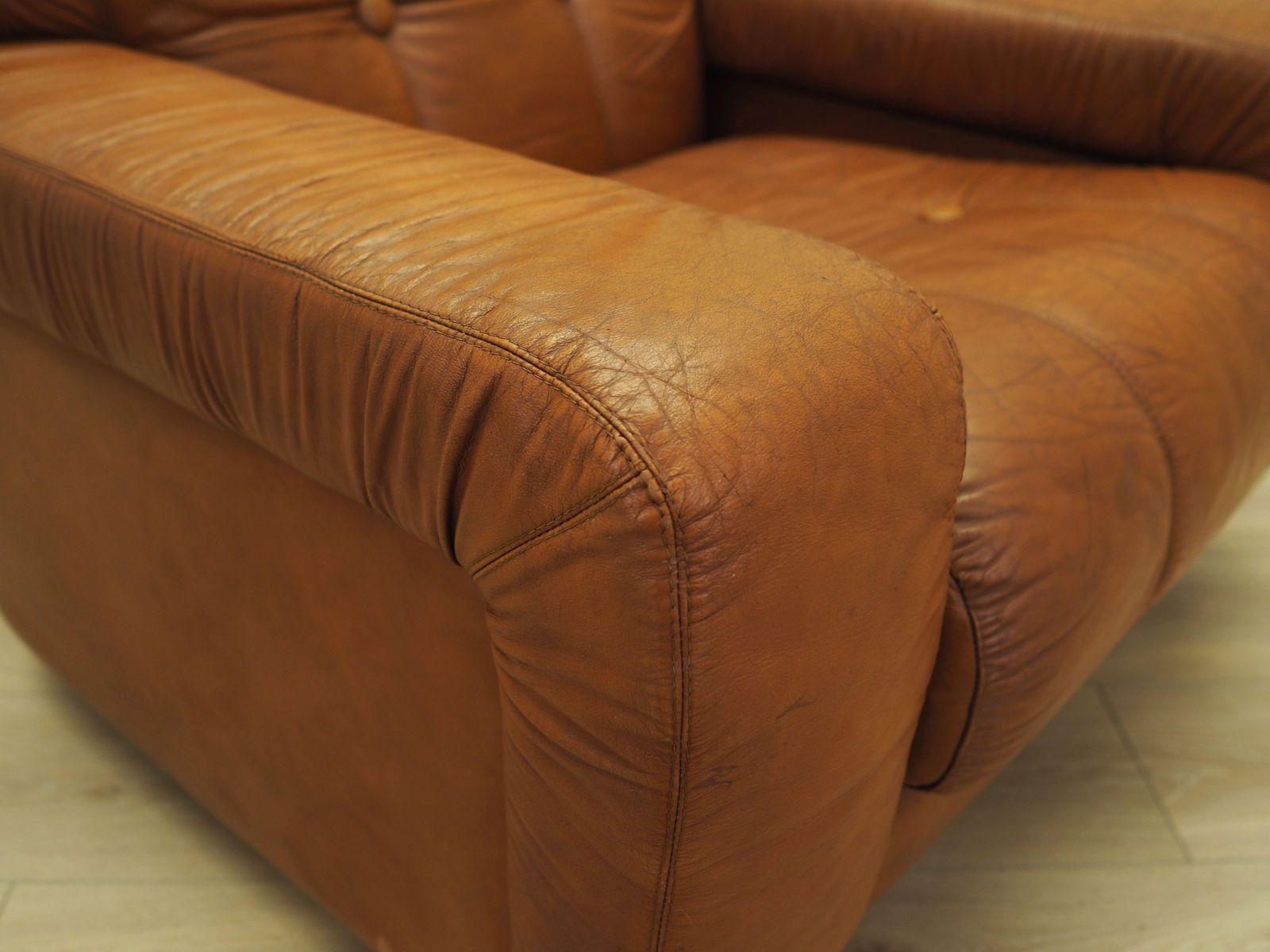 photo buy Brown Armchair, Italian Design, 1970s, Production: Italy