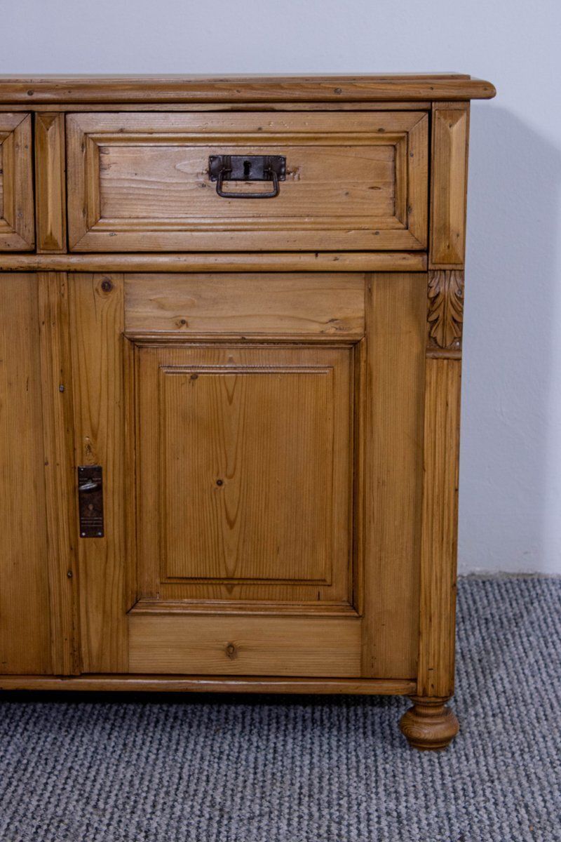 Pine Dresser Base With Waxed Finish, 1899 photo 557.0