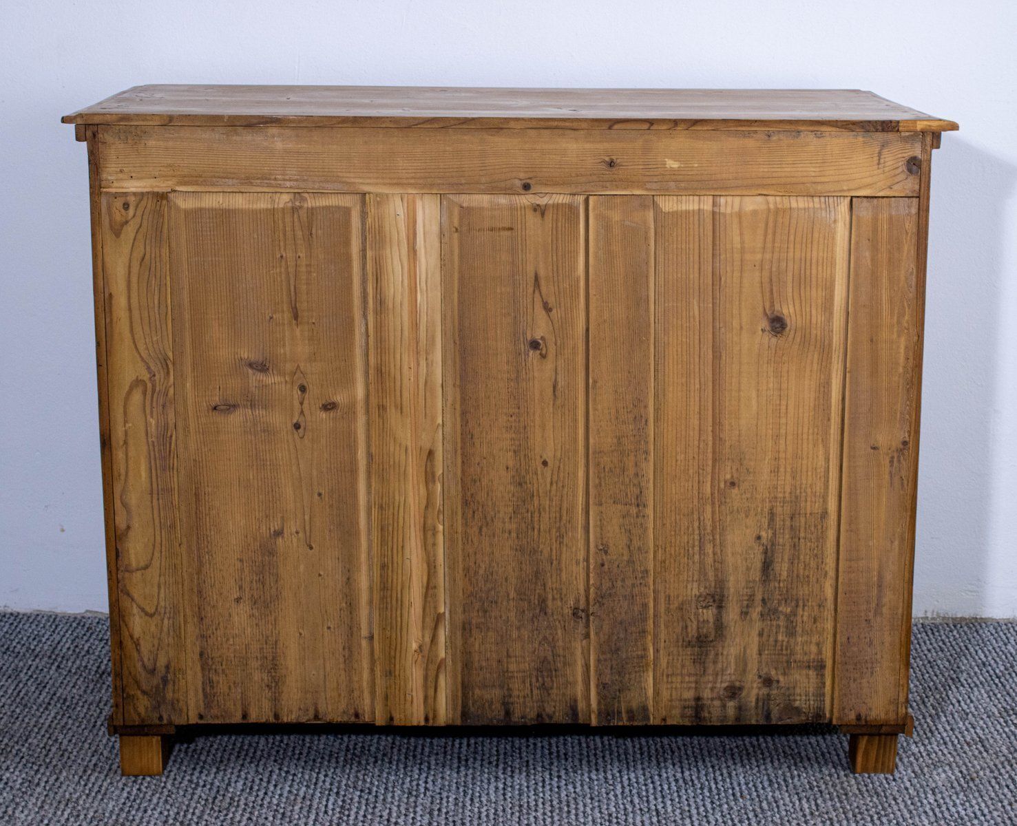 photo furniture Antique Waxed Stripped Pine Chest Of 3 Drawers, Late 19th Century