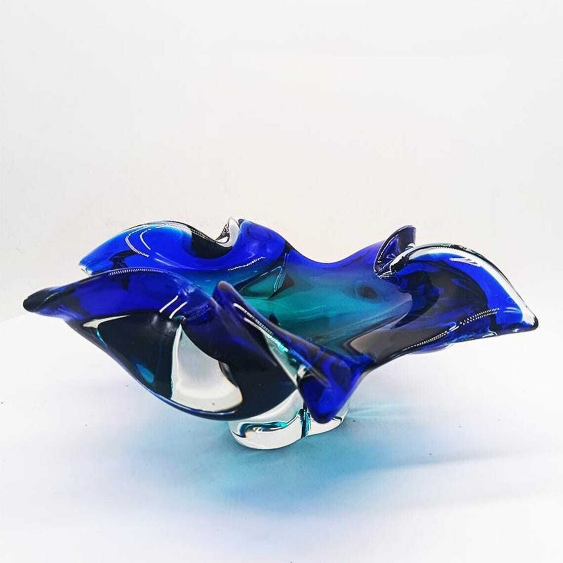 1960s Big Ashtray Or Catch All In Murano Glass. Made In Italy. photo for sale