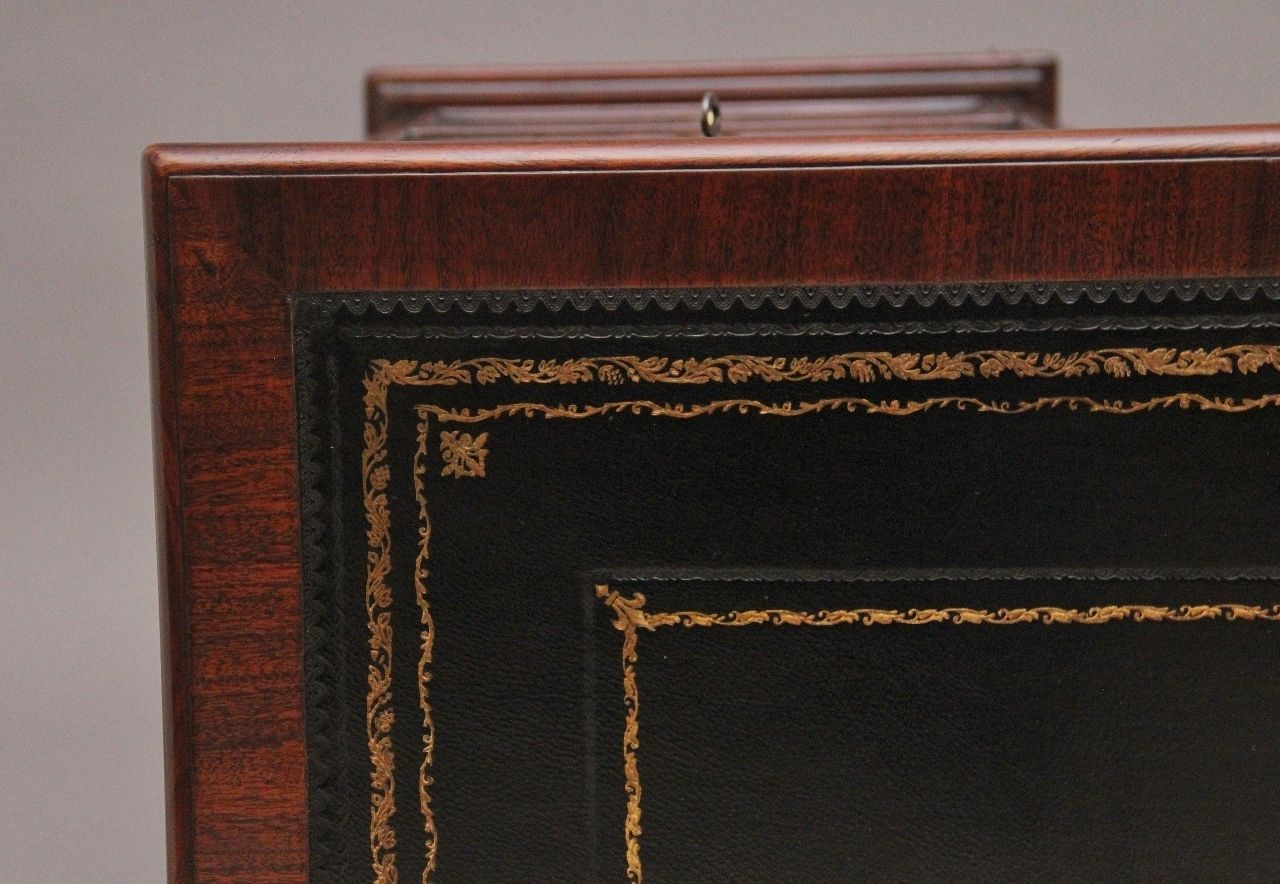 photo for sale Early 19th Century Mahogany Kneehole Desk