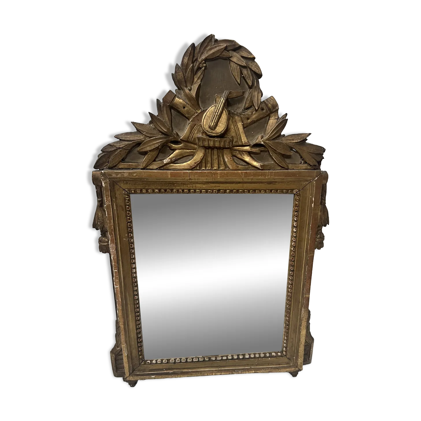 Louis XV Mirror In Carved And Gilded Wood, 18th Century