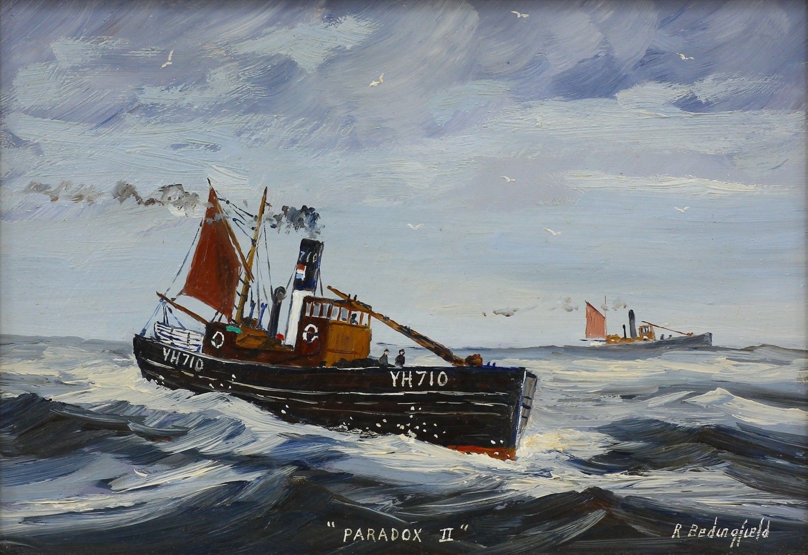 Oil On Board By Roger Bedingfield. Titled "Paradox II" photo furniture