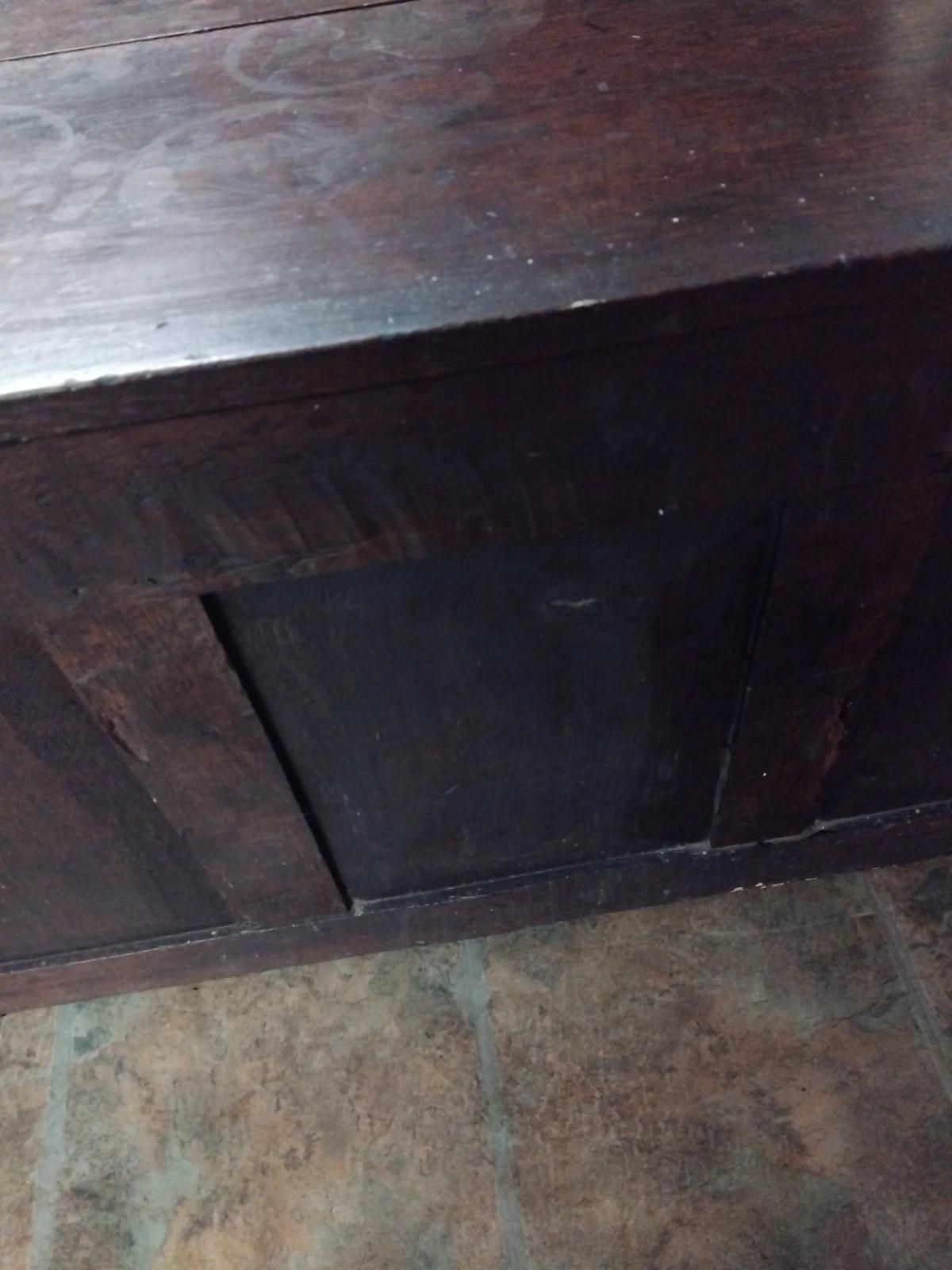 Victorian Oak Coffer / Blanket Box photo vinterior