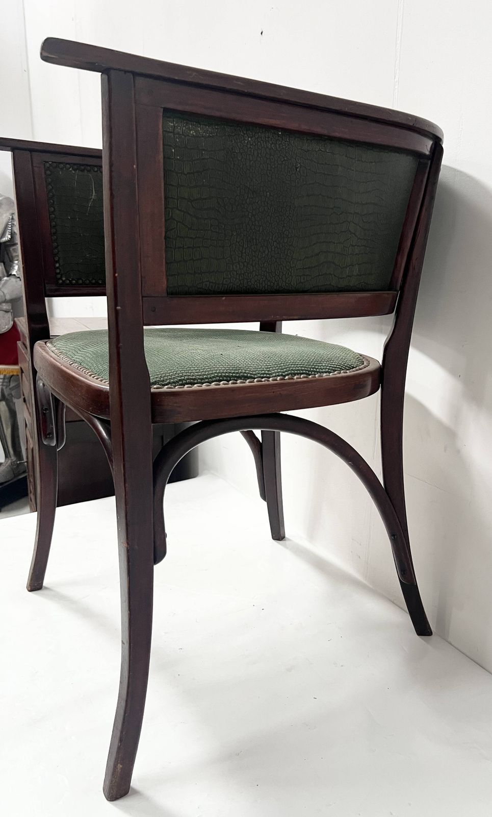 Art Deco Armchair In Courbet Wood "Maison Thonet" 20th Century photo buy