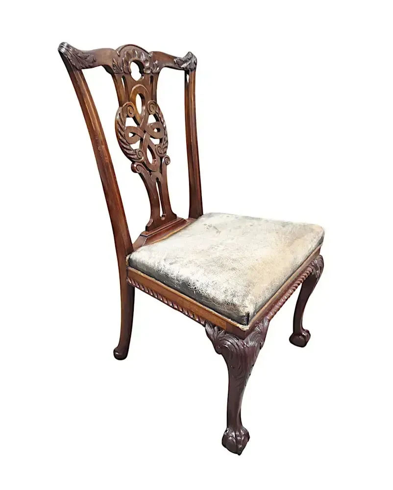 A Very Rare 19th Century Irish Harlequin Set Of Twenty Four Dining Chairs Attributed To 'Butlers' Of Dublin photo vinterior