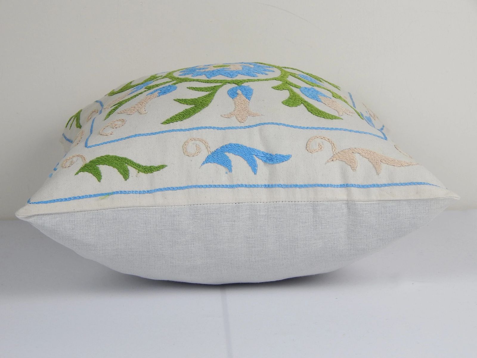 Suzani Pillow Cases Fashioned From A Vintage Suzani, Ethnic Suzani Pillow Cover, Tribal Home Decor photo for sale