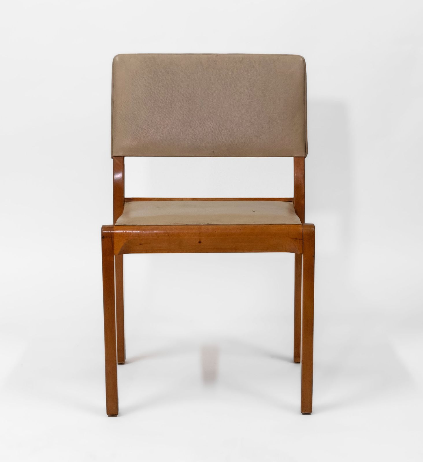Furniture Alvar Aalto Birch & Leather Chair 611 photo