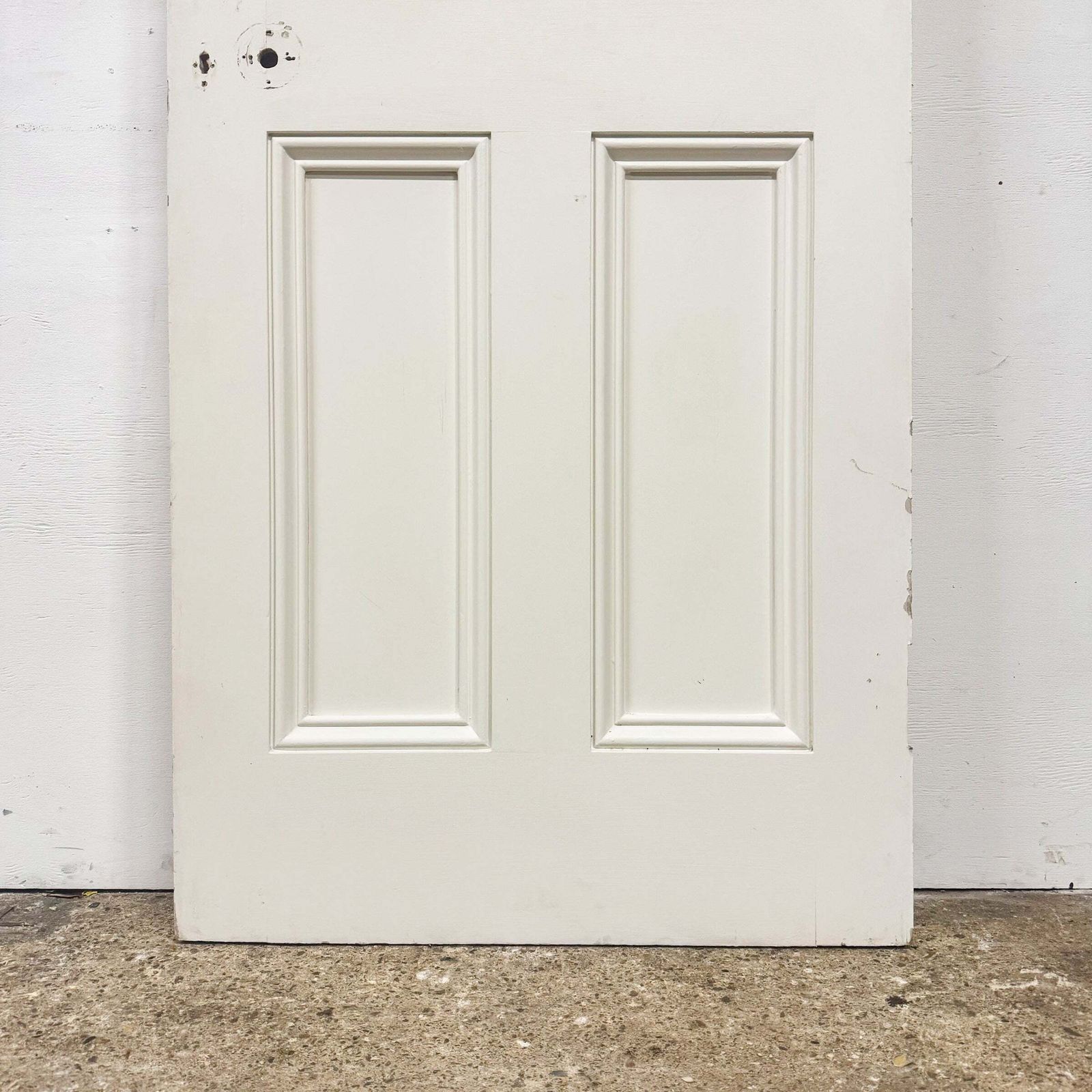Reclaimed White Tulip Wood 4 Panel Door   198.5cm X 74.5cm photo for sale
