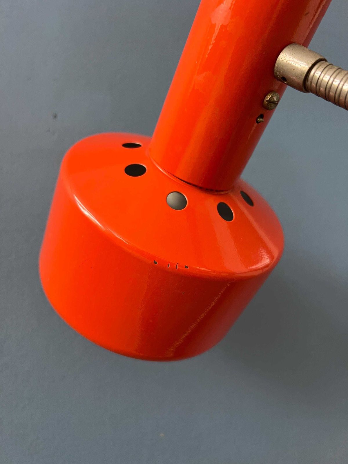 photo for sale Oranje Mid Century Bureaulamp Van Hustadt Leuchten