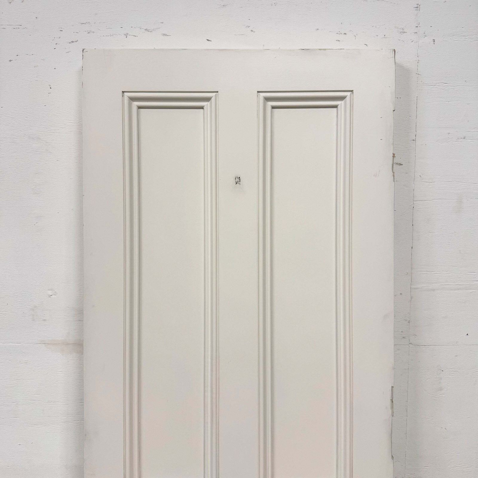 Reclaimed White Tulip Wood 4 Panel Door   197.5cm X 76cm photo Home Fixtures