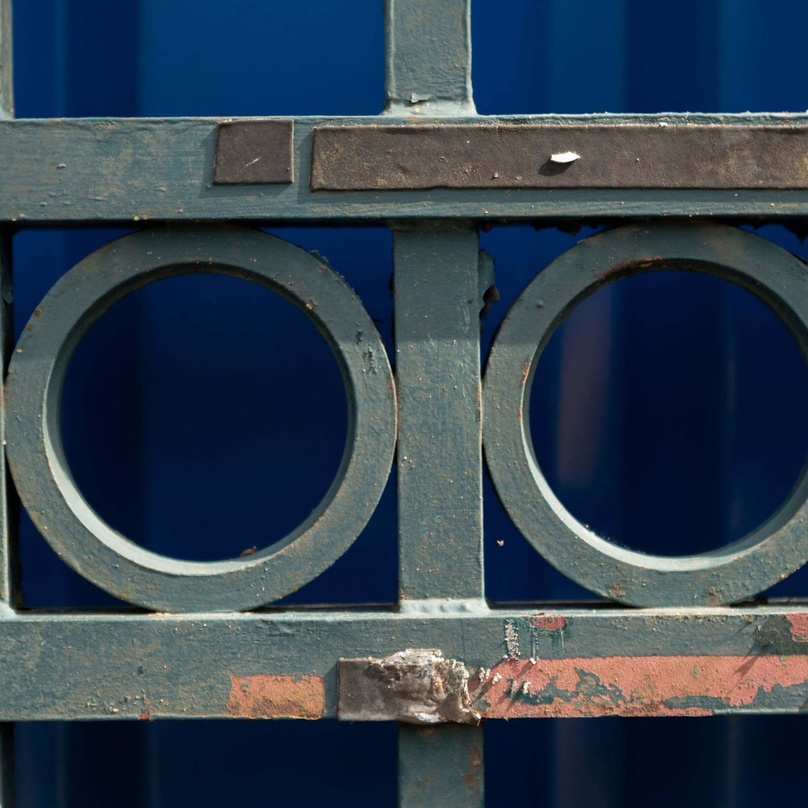 photo for sale Antique Art Deco Iron Gates With Optional Arched Crest (2 Pairs Available)