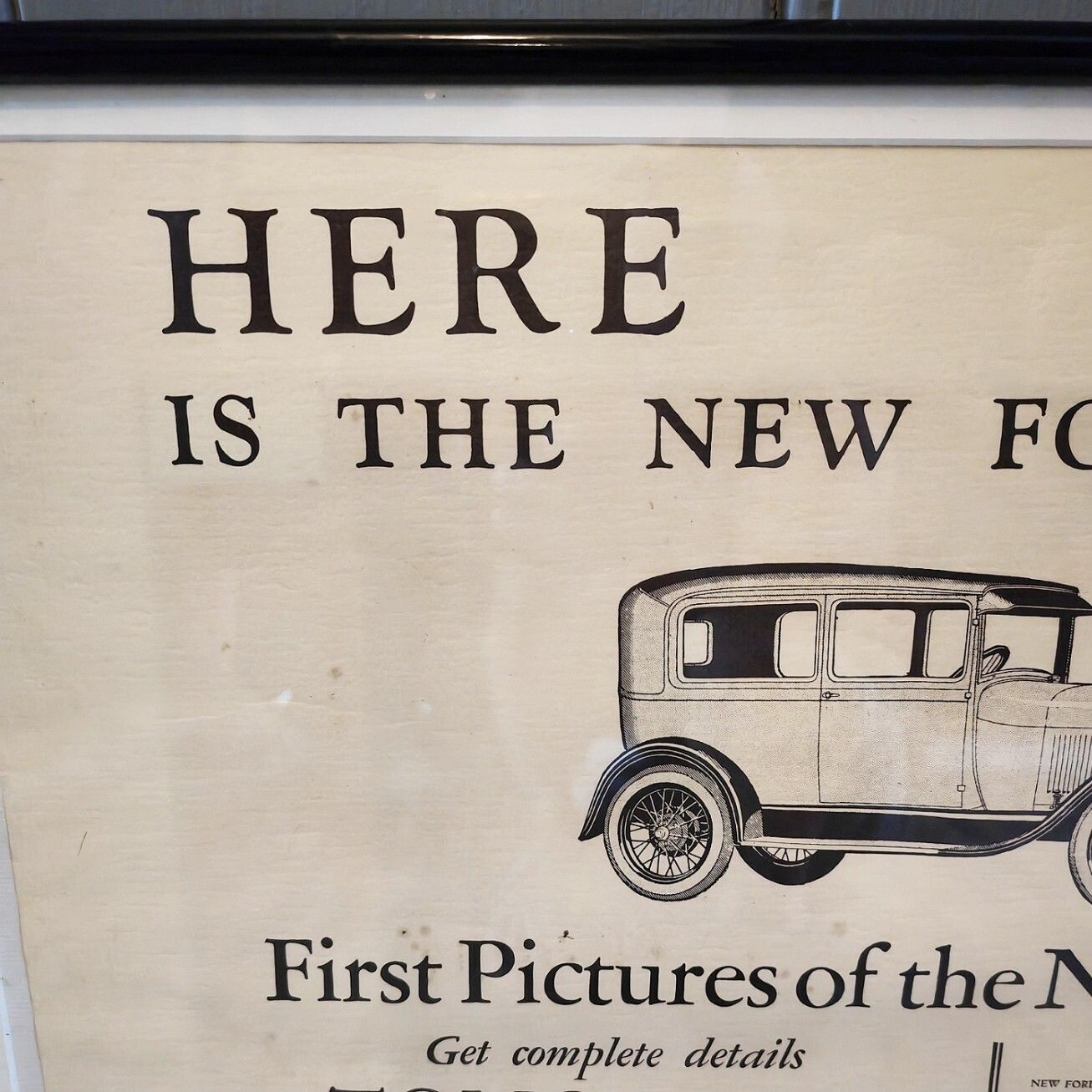 Ford Model A Poster photo furniture