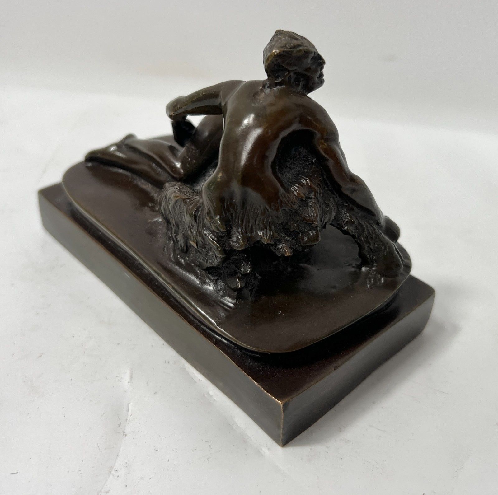790.5 Erotic Bronze With Brown Patina "S.M" 19th Century photo