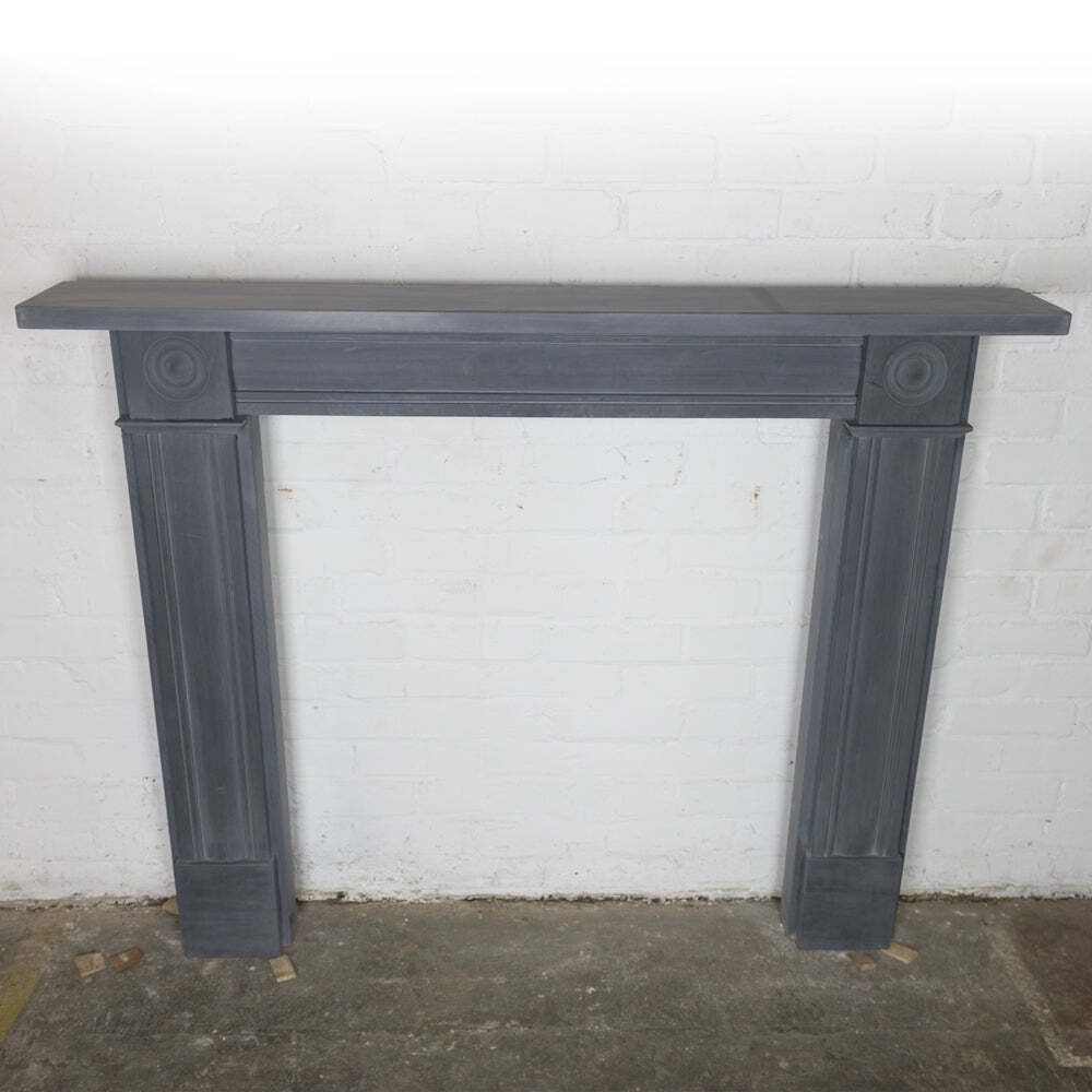 Georgian Style Natural Slate Bullseye Chimneypiece photo for sale