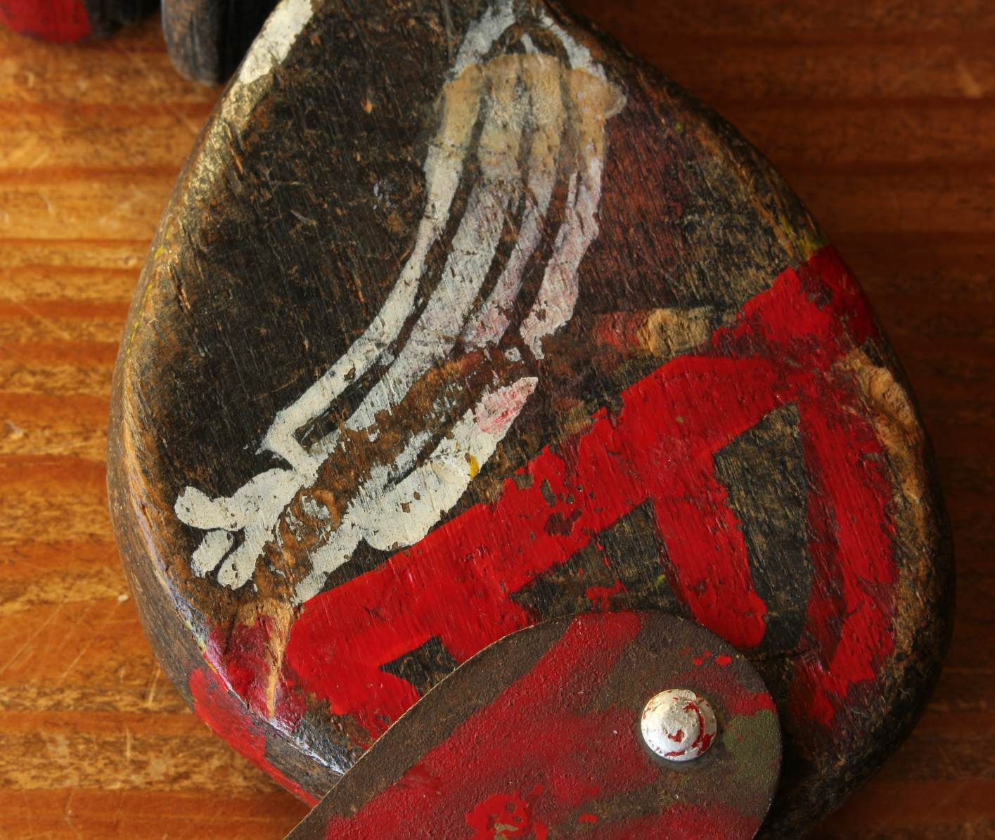 Folk Art Jig Man Figure. Carved Wood Walking Dancing Jiggy Toy Doll. photo buy